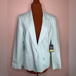 NWT Vince Camuto Downtown Oasis New Mint Single Button Blazer Size 14